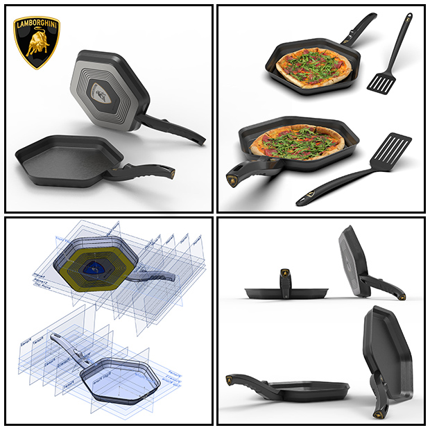 Lamborghini Frying Pan